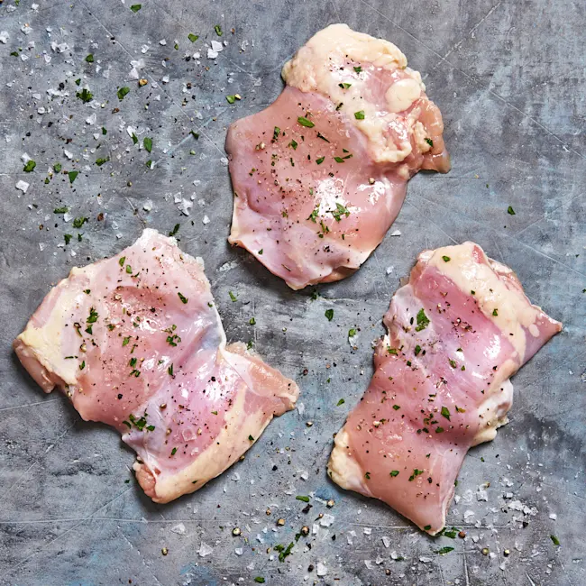2lb. Boneless & Skinless Chicken Thighs - Sunbird Poultry
