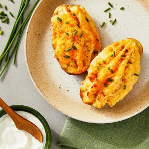 twice baked potato bacon