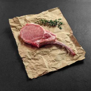frenched pork chop duroc heritage pork
