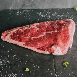 grass finished picanha (aka coulettte, sirloin cap) providence cattle farm