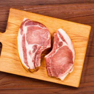 double cut pork chop duroc heritage pork